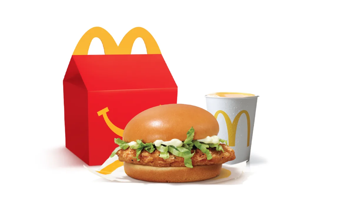Happy Meal Chickenburger With Fries