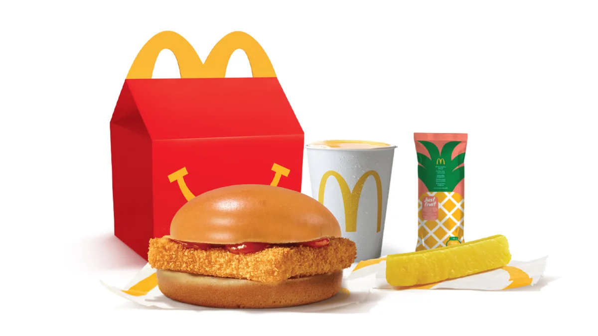 Happy Meal McFish With Pineapple Stick