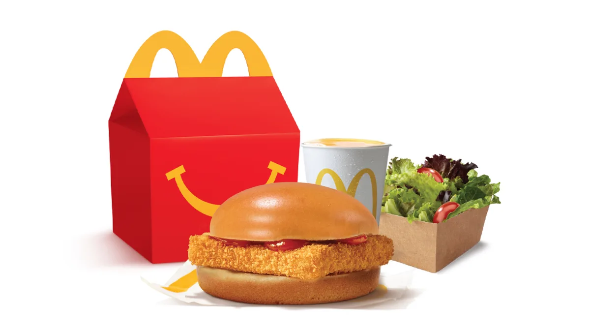 Happy Meal McFish With Side Salad