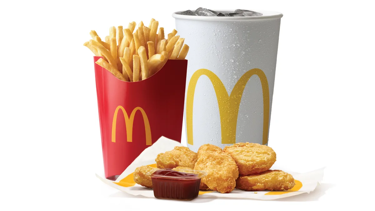 Large 6 Chicken McNuggets Meal