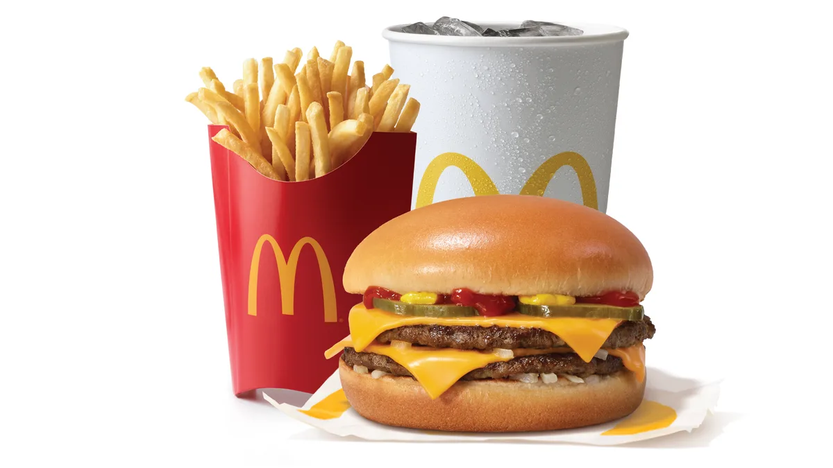 Large Double Cheeseburger Meal
