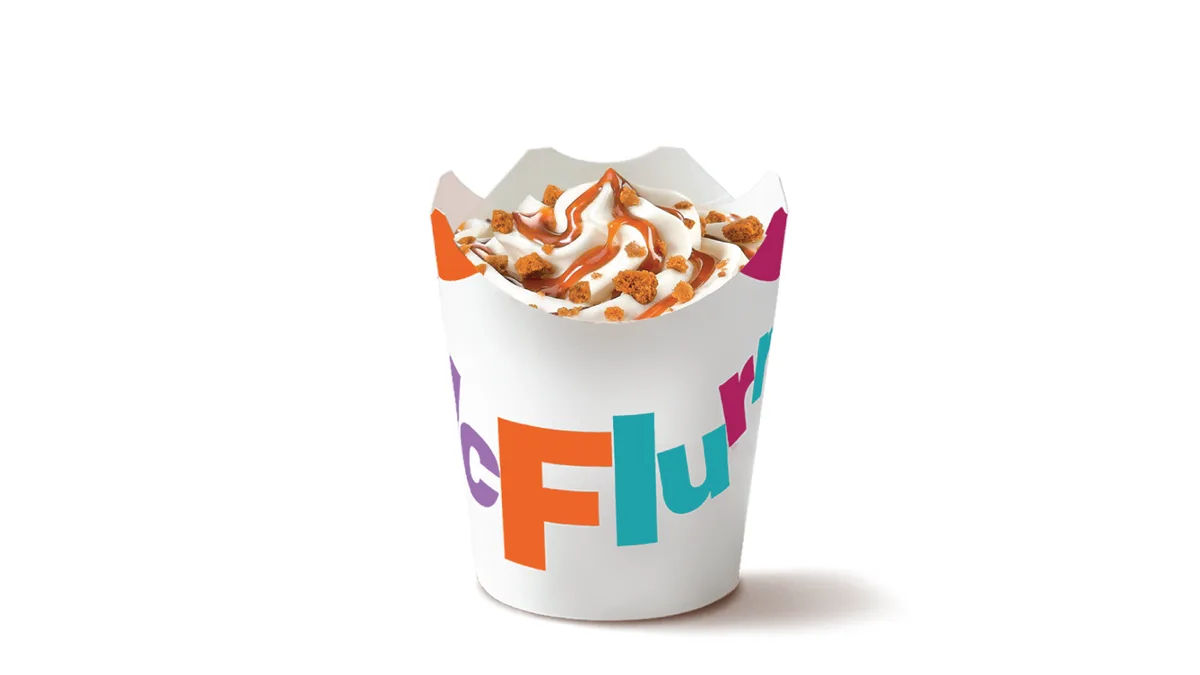 Lotus Biscoff McFlurry