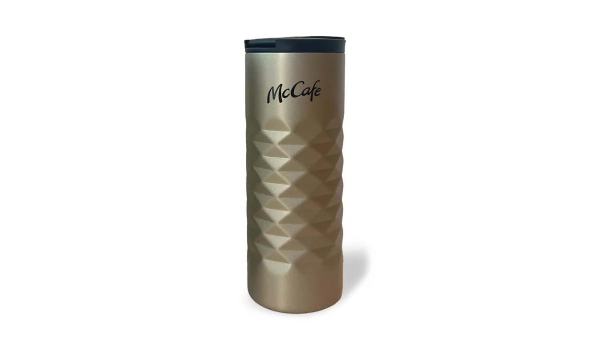 McCafe Tumbler Gold