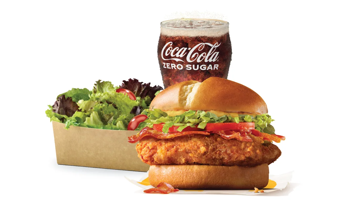 McCrispy Deluxe with Salad