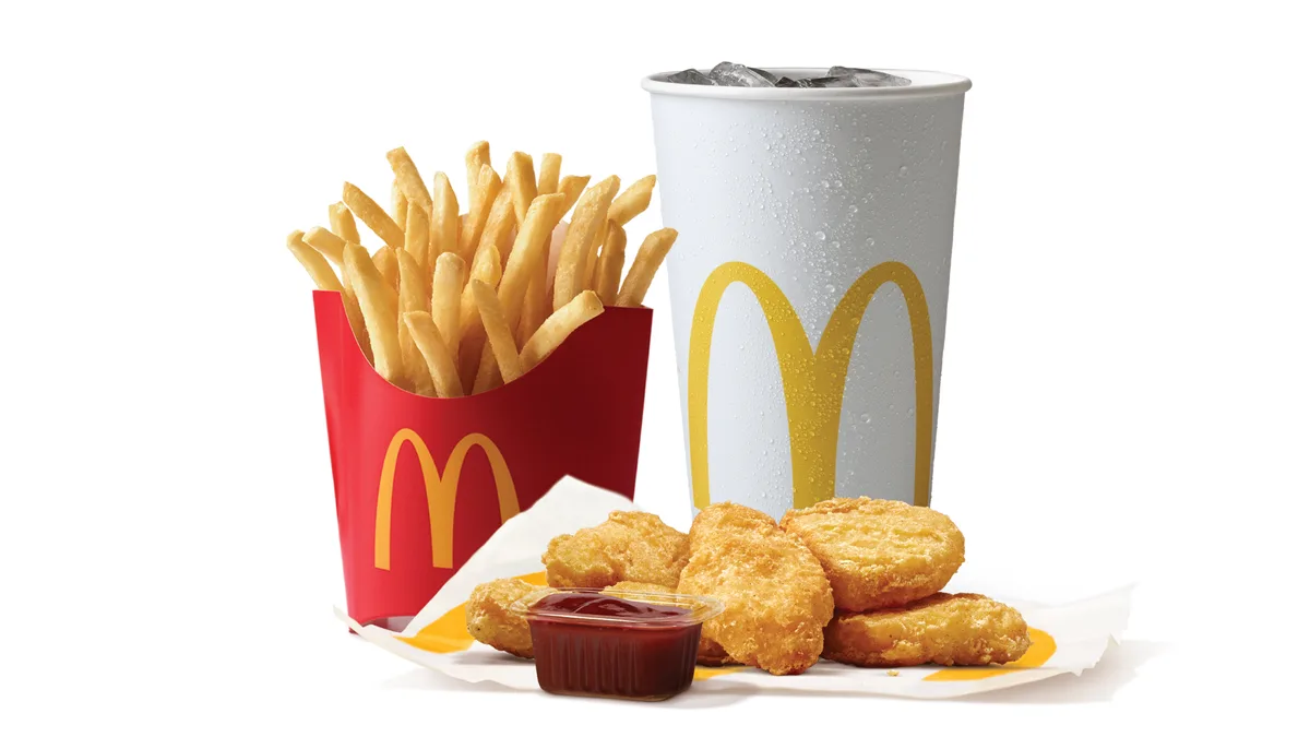 Medium 6 Chicken McNuggets Meal
