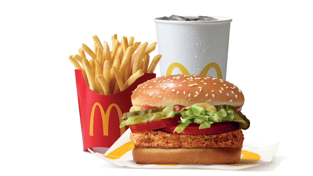 Medium Veggie Burger Meal