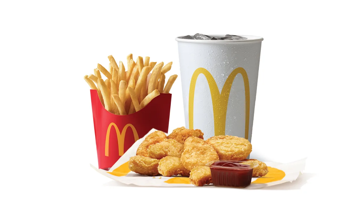 Regular 9 Chicken McNuggets Meal