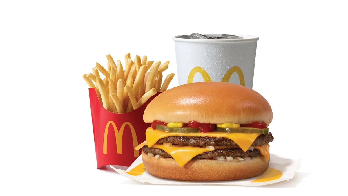 Regular Double Cheeseburger Meal