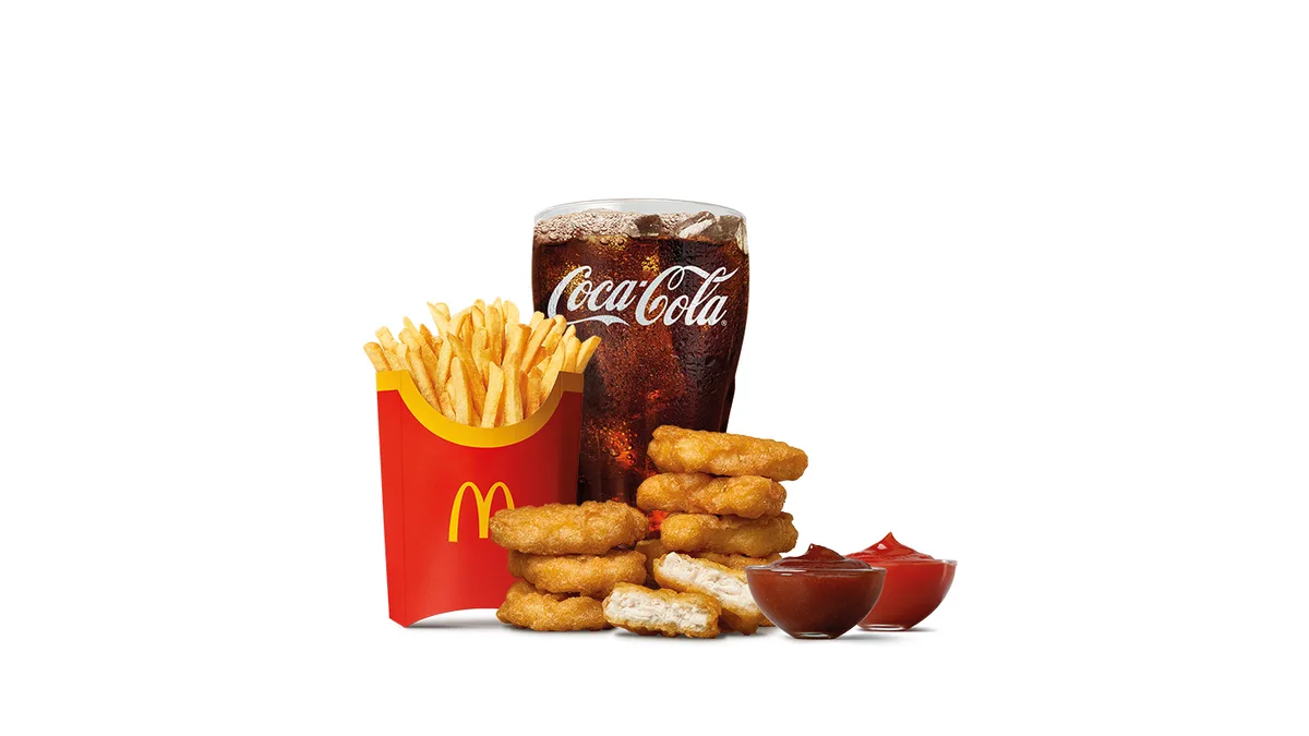 9 KS CHICKEN MCNUGGETS VELKÉ MCMENU