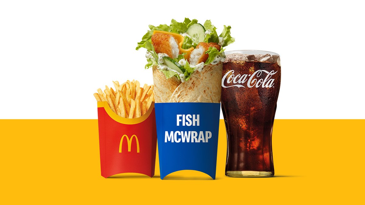 FISH MCWRAP VELKÉ MCMENU