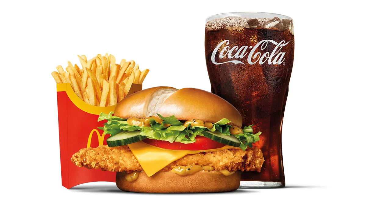 MCCRISPY DELUXE VELKÉ MCMENU