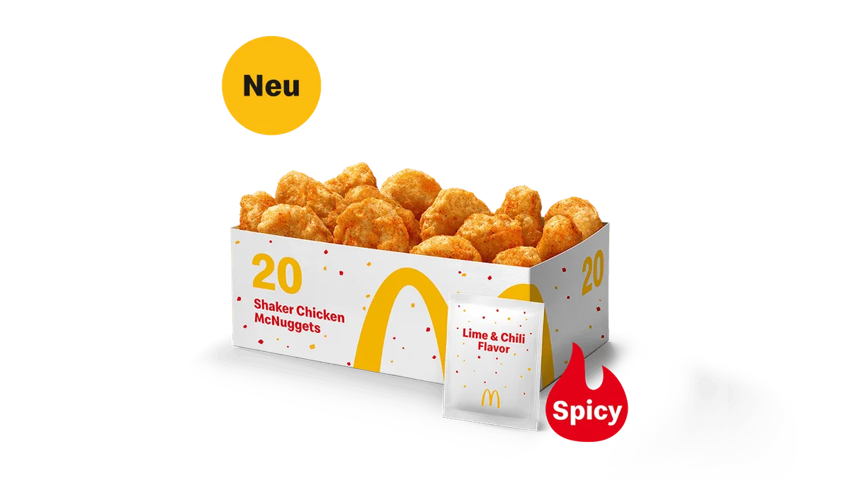20 Shaker Chicken McNuggets Lime and Chili Flavor