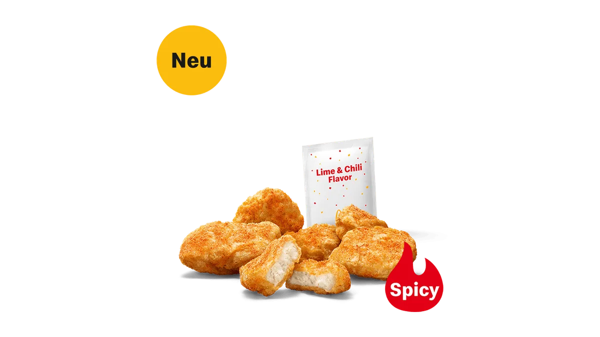 6 Shaker Chicken McNuggets Lime and Chili Flavor