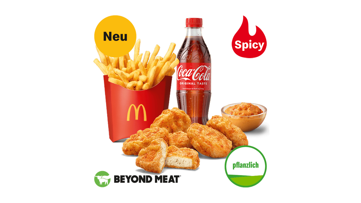 6 Shaker McPlant Nuggets Lime and Chili Flavor McMenü