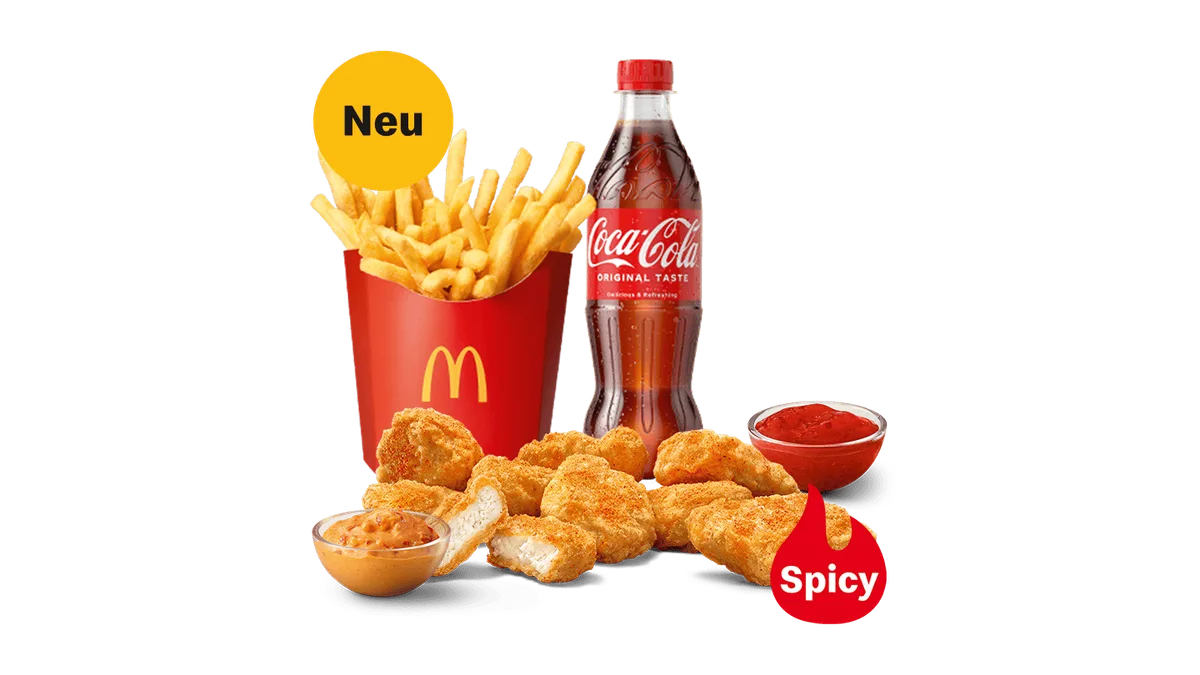 9 Shaker Chicken McNuggets Lime and Chili Flavor McMenü