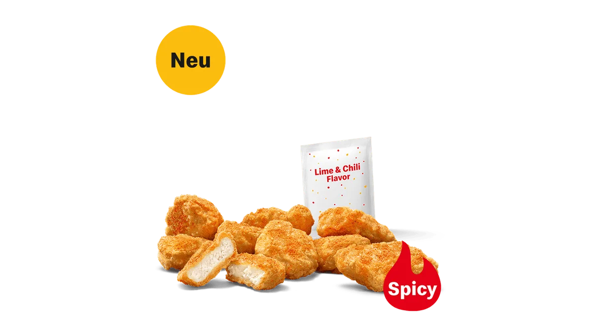 9 Shaker Chicken McNuggets Lime and Chili Flavor