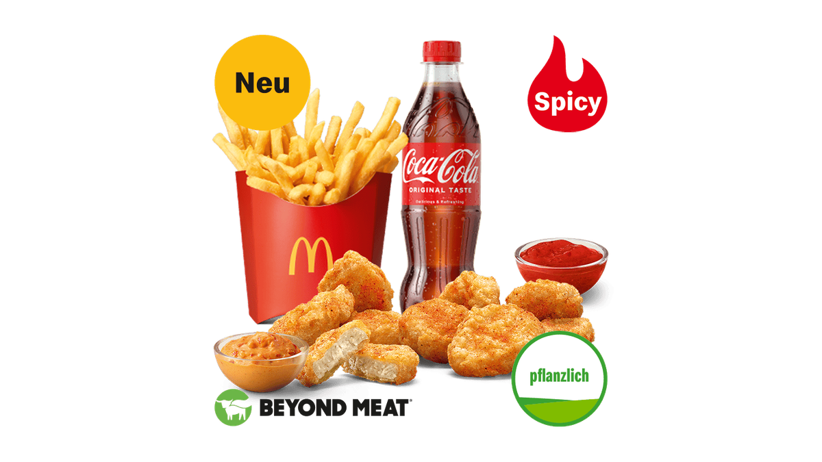 9 Shaker McPlant Nuggets Lime and Chili Flavor McMenü