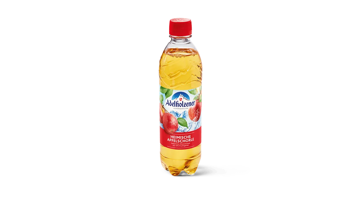 Adelholzener Apfelschorle 0,5l EINWEG