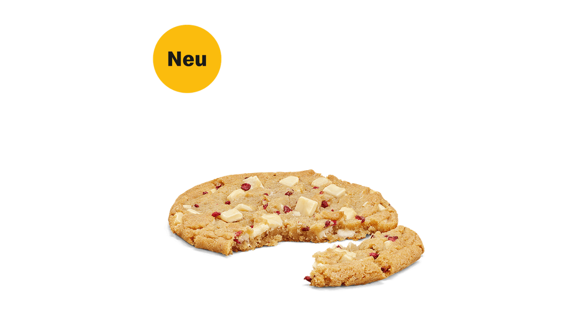 Himbeer White Choc Cookie