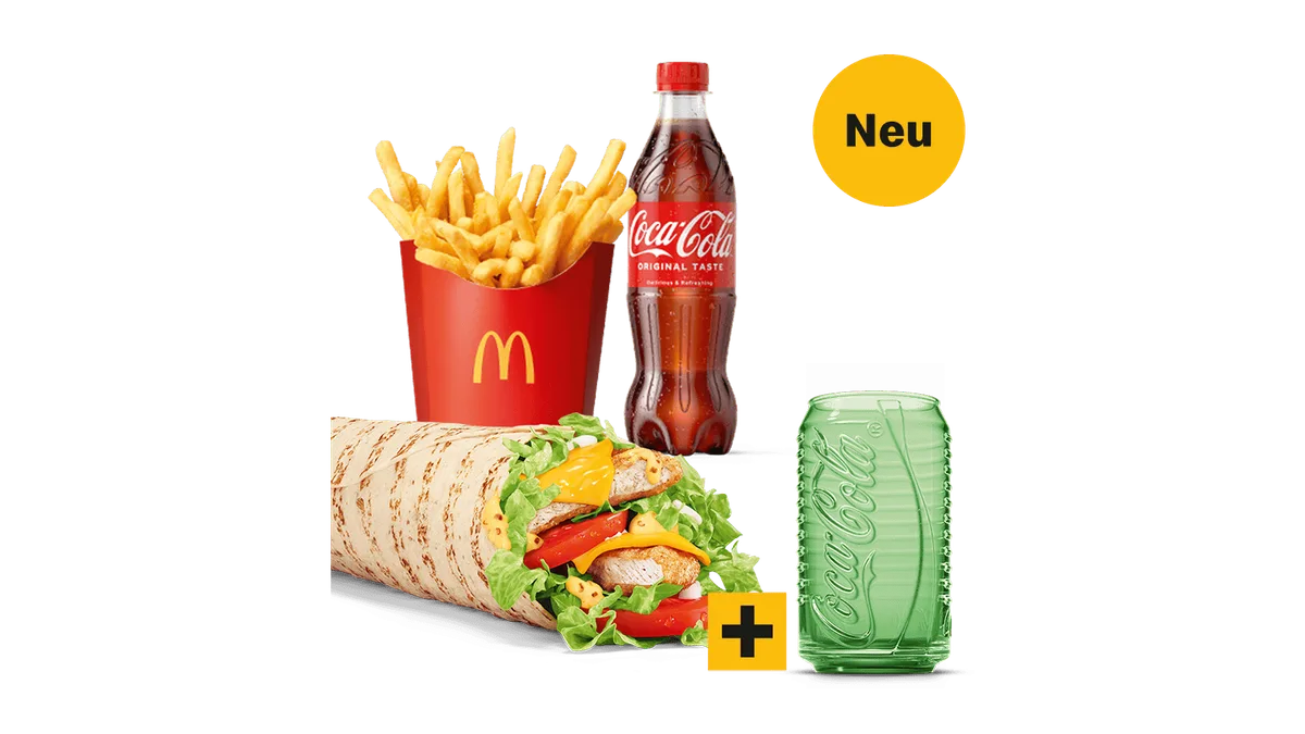 McWrap Chicken Honig-Senf McMenü