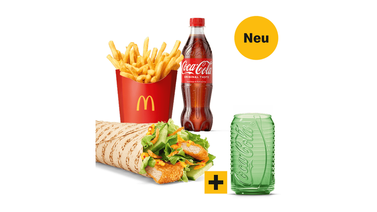 McWrap Chicken Mango-Curry McMenü