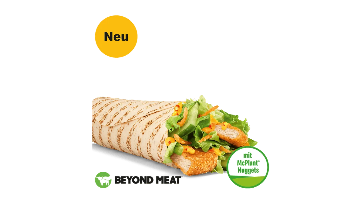 McWrap Plant Nuggets Mango-Curry