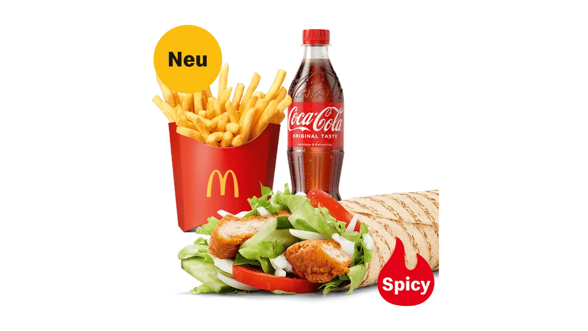 McWrap Spicy Chicken McMenü