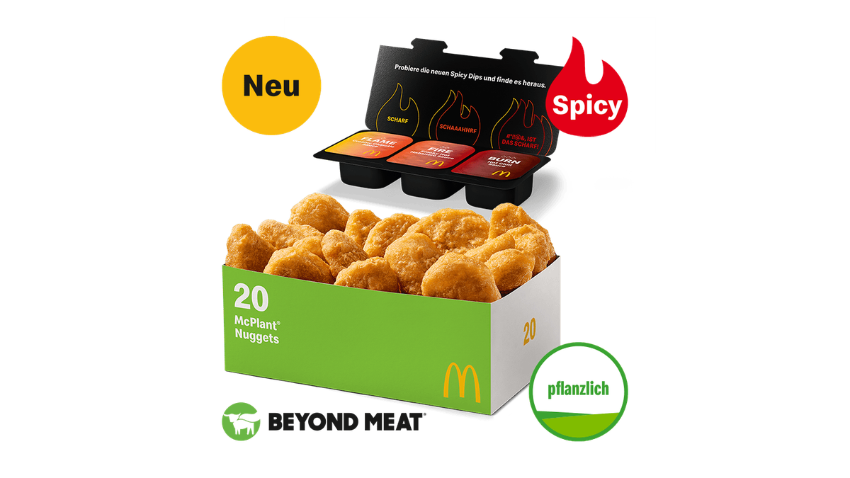 Spicy Dip Challenge - 20 McPlant Nuggets