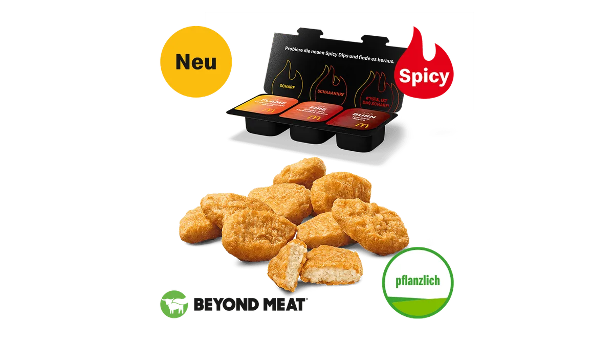 Spicy Dip Challenge - 9 McPlant Nuggets