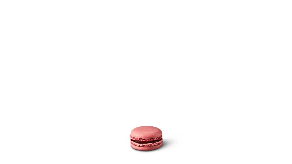 Macaron Hindbær