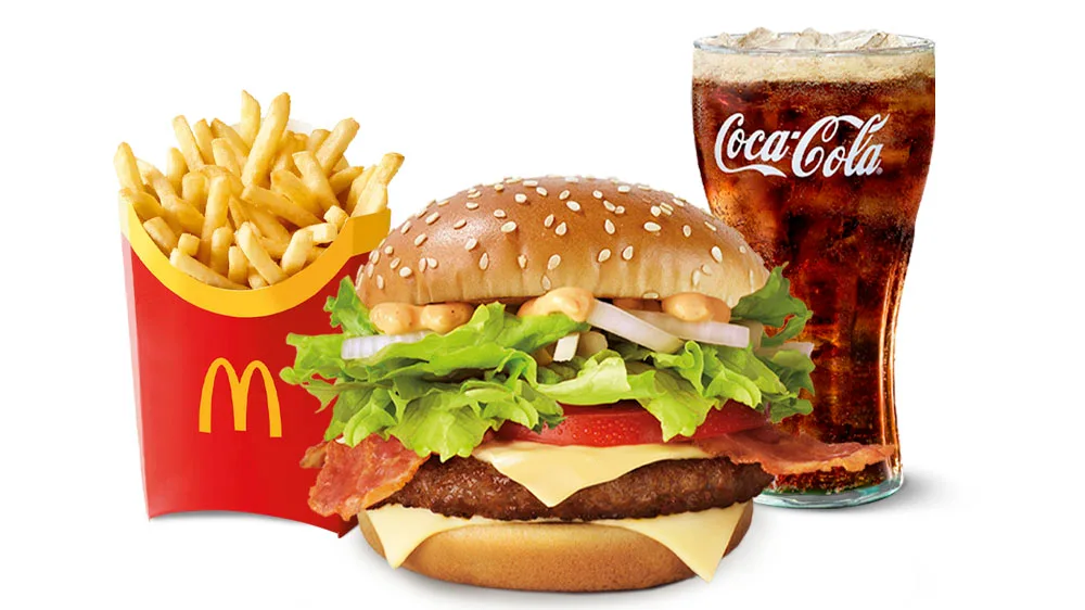 Big Tasty with  Bacon large meal