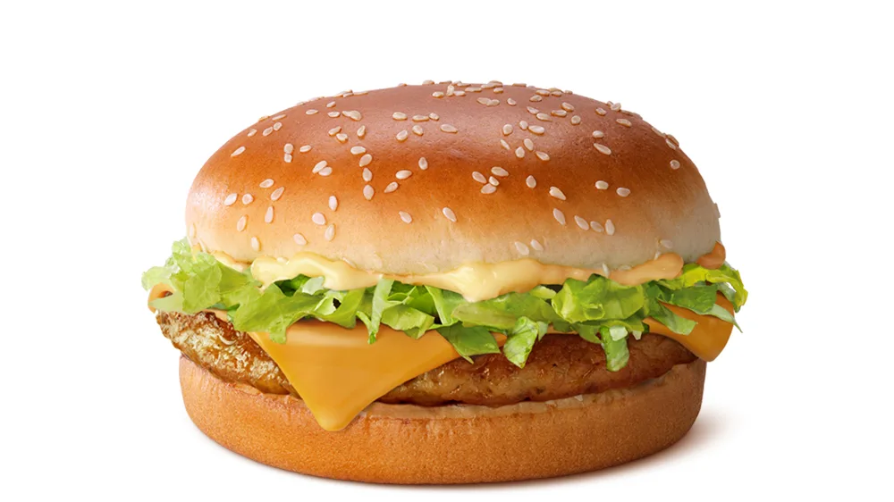 Cheesy pork burger
