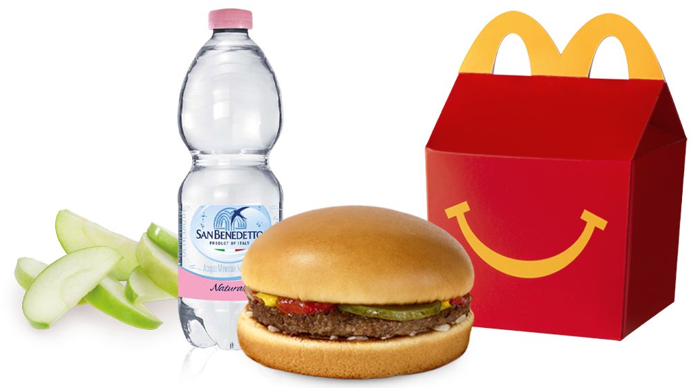 Happy Meal with hamburger