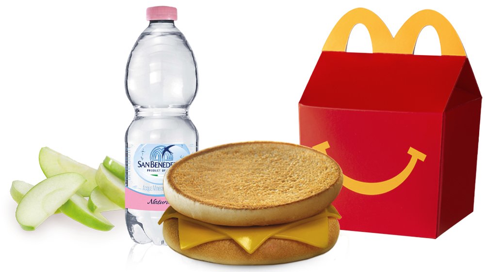 Happy Meal with McToast with double cheese