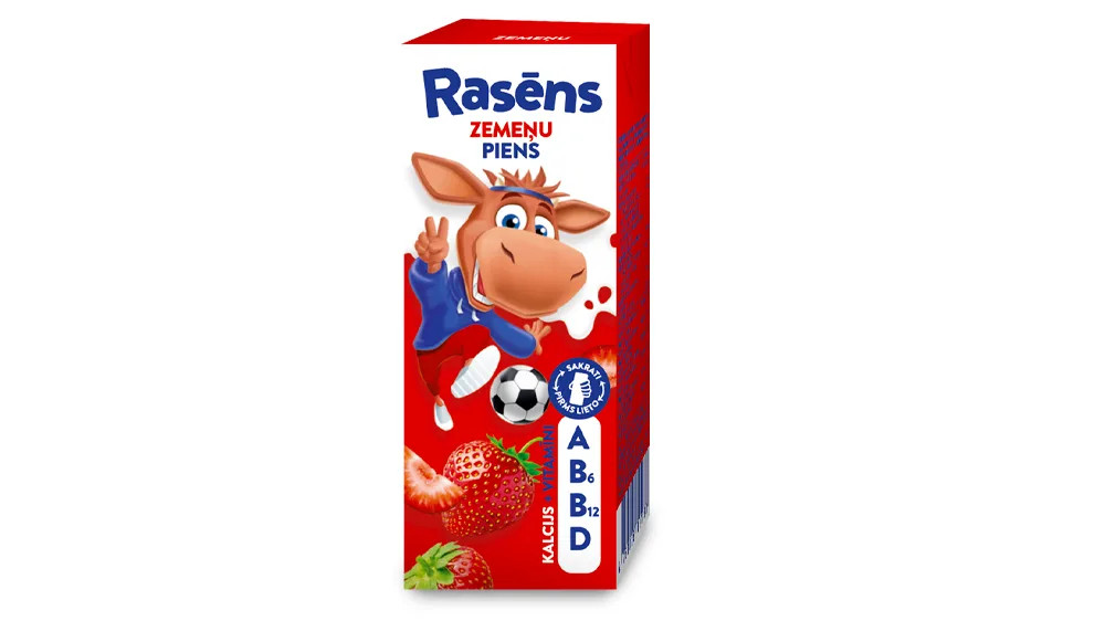 Milk "Rasēns" strawberry