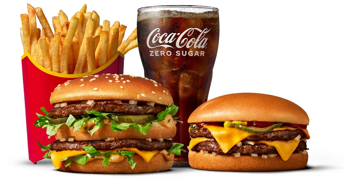 Big Mac Plus-ateria ja Tuplajuusto