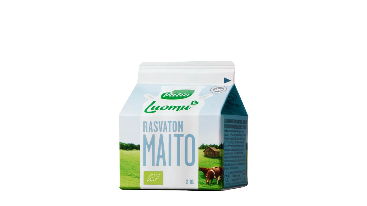Valio Luomu rasvaton maito