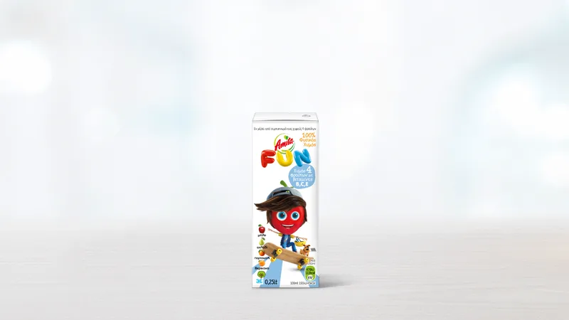Χυμός Amita Fun (Μήλο,Πορτοκάλι,Βερίκοκο and Αχλάδι) 250ml