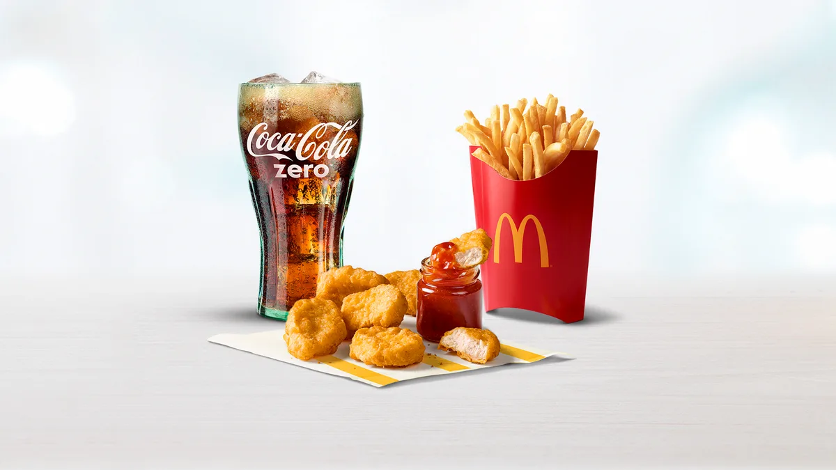 Chicken McNuggets (6τμχ.) Μεγάλο McMenu