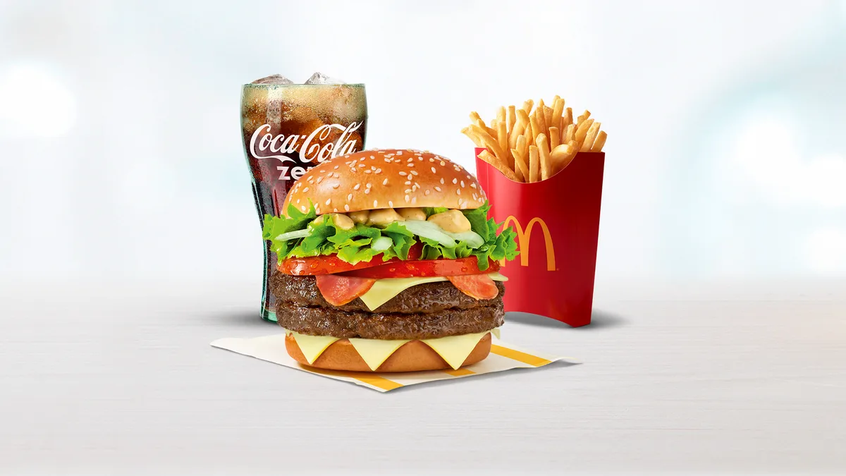 Double Big Tasty Bacon Μεγάλο McMenu
