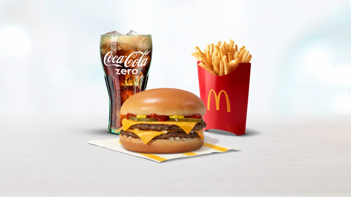 Double Cheeseburger Μεγάλο McMenu