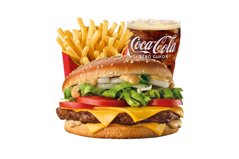 Big Tasty hagymás marhahúspogácsával McMenü Plusz