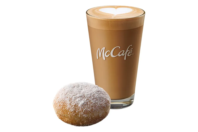 Caffé Latte 0,3 l + 1 db McPOPS