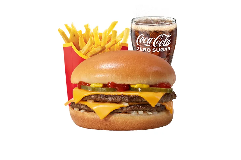 Dupla Sajtburger McMenü