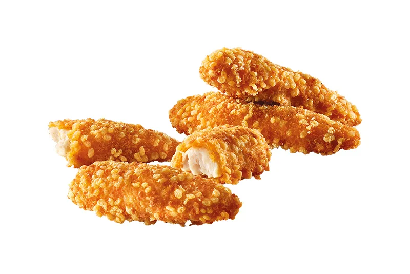 Pikáns csirkemell csíkok (4 db + 1 szósz)