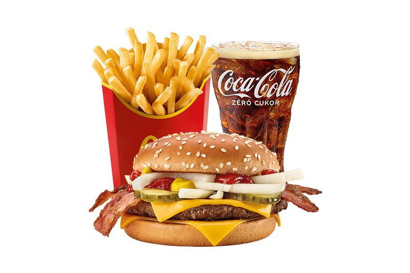 Sajtos McRoyal Bacon McMenü Plusz
