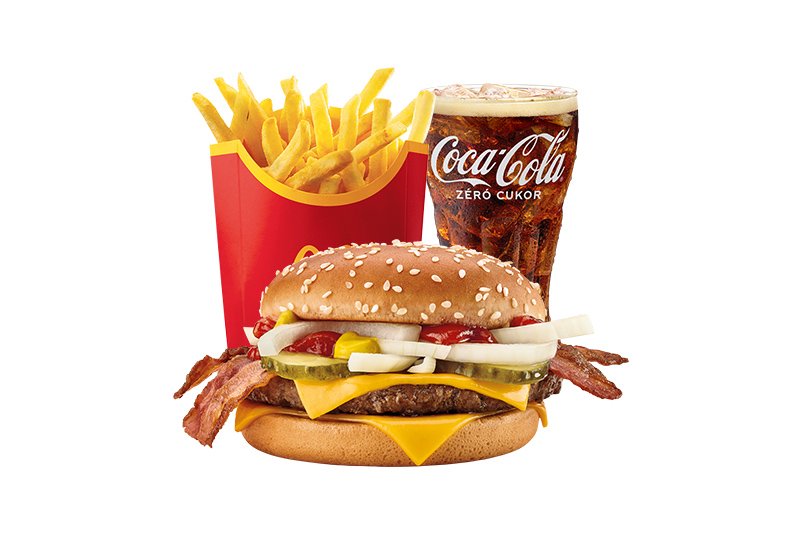 Sajtos McRoyal Bacon McMenü