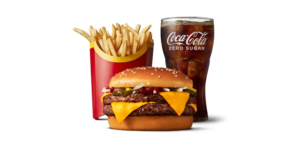 Dobbel Quarter Pounder stor meny