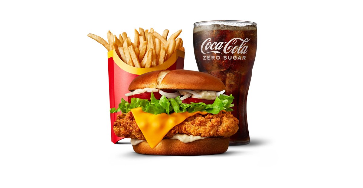McCrispy Deluxe stor meny