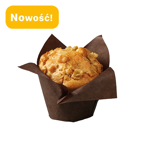 Muffin z jabłkiem i cynamonem